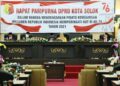 Walikota Solok dan DPRD Sepakati RPJMD 2021-2026