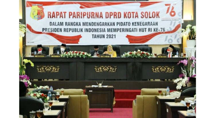 PENGESAHAN—Sidang paripurna pengesahan RPJMD tahun 2021-2026 telah disepakati antara pimpinan dewan dengan eksekutif.