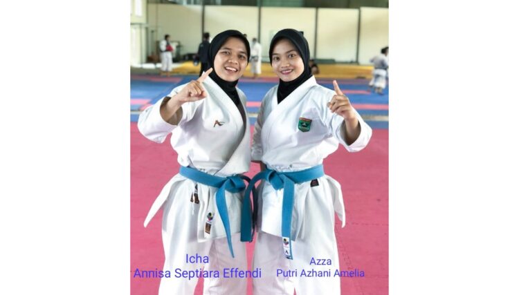 DANG, METRO
Cabang Olahraga (Cabor) Karate Sumbar pada PON 2021 Papua mengikuti Training Camp (TC) Intensif, nomor kata beregu putri dua di antaranya dari perguruan karate-Do Lemkari (Lembaga Karate-Do Indonesia) Pengprov Sumbar yakni, Annisa Septiara Effendi dan Putri Azhani Amelia.