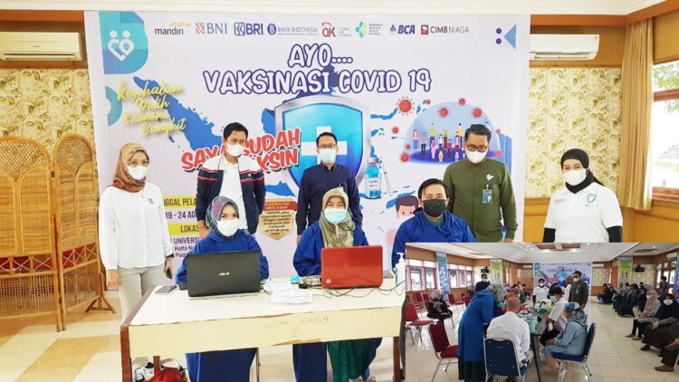 PT Bank Negara Indonesia Persero,tbk (BNI) Wilayah 02 Area Sumbar, Riau dan Kepri ha kembali menjadi koordinator pelaksanaan Program Vaksinasi COVID-19 bagi masyarakat umum, nasabah, karyawan, dan keluarga karyawan bank di Kota Padang dan sekitarnya.