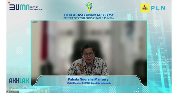 Raih Pendanaan 3 Bank Internasional, Konstruksi PLTS Terapung Terbesar di Asia Tenggara Dimulai 1 Wakil Menteri Badan Usaha Milik Negara (BUMN) Pahala Nugraha Mansury.