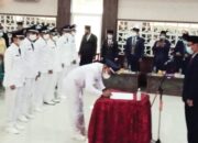 Lantik II Orang Kepala Desa Kepulauan Mentawai, Yudas Sabaggalet Harapkan Kades Bangun Desa