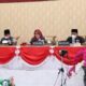 Suasana sidang paripurna DPRD kota Sawahlunto dalam agenda men sahkan KUA PPAS APBD Perub1ahan Tahun 2021 DPRD Kota Sawahlunto.