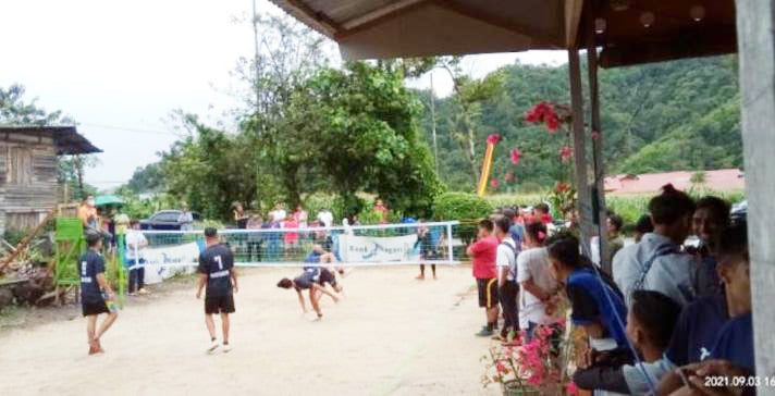 Hadapi Porprov Sumbar 2022, KONI Solsel Tabuh Turnamen Sepak Takraw 1 TURNAMEN--Turnamen Sepak Takraw Koni Cup II Solsel digelar di lapangan Pasar Baru Padang Aro.