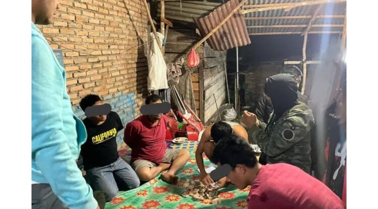 PEJUDI— Jajaran Polres Pasaman menangkap empat pelaku judi song di Jorong Santosa, Nagari Padang Gelugur, Kecamatan Padang Gelugur.