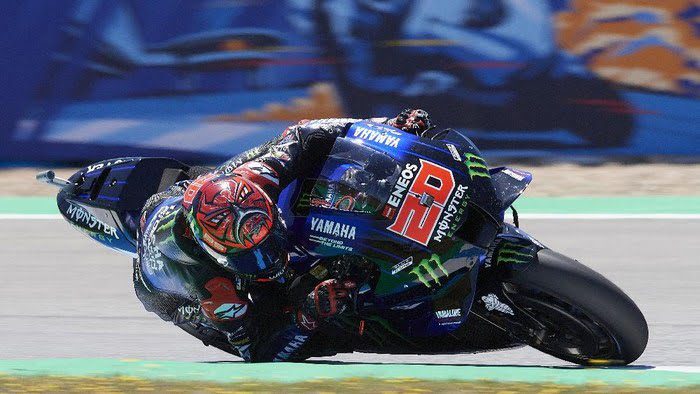 Pembalap utama Yahama Fabio Quartararo .