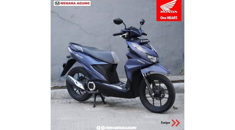 Promo Menara Agung, Beli Honda BeAT Diskon Rp 440 Ribu 1 Kabar gembira bagi pecinta All New Honda BeAT. Khusus untuk bulan ini, PT Menara Agung selaku main dealer sepeda motor Honda wilayah Sumatra Barat memberikan promo khusus untuk setiap pembelian Honda New BeAT series.