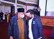 Bupati Agam Hadiri Pelantikan BPD HIPMI Sumbar Periode 2021-2024