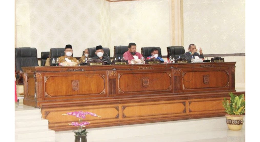 DPRD Agam Gelar Paripurna Penyampaian Nota Bupati Atas Ranperda RTRW