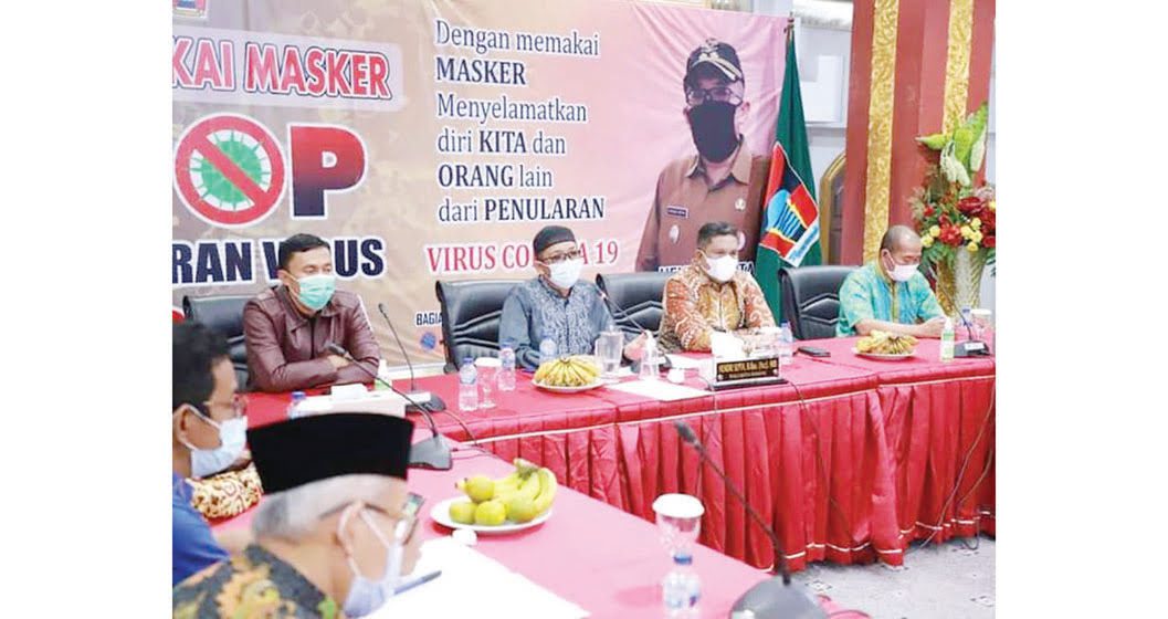 Silaturahami dengan Tokoh Agama dan Wako Percepat Capaian Vaksinasi