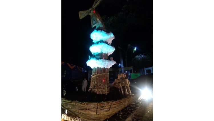 Menggali Nilai-nilai Budaya Melalui Karya Instalasi 1 KARYA—Instalasi karya Kapten Moed dengan tema “Track Record”, yang dipajang di halaman pintu masuk Taman Budaya, saat pergelaran Pekan Kebudayaan Daerah, Jumat hingga Selasa (1-5/10).