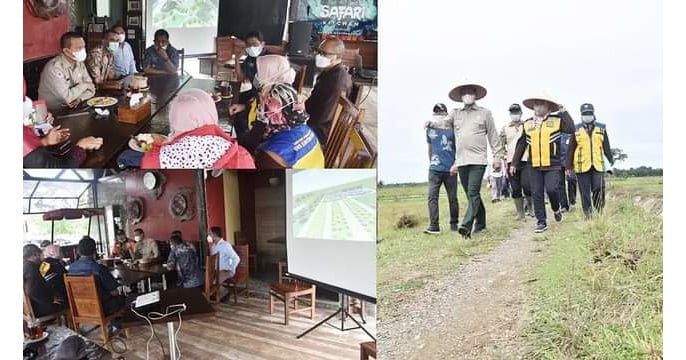 WFC Tata Kawasan Sepanjang Pantai, Wako Pariaman Gandeng Kementerian PUPUPR 1 TINJAU KAWASAN SUNGAI— Wali Kota Padang yang memiliki program Water Front City (WFC) sedang memantau kawasan sungai dan irigasi.