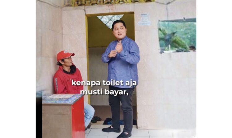 Menteri BUMN Erick Thohir meminta semua fa¬silitas umum yang dike¬lola BUMN harus bisa dinikmati masyarakat secara gratis.