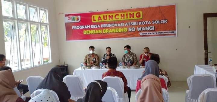 DESA INOVASI--Pemko Solok launching program desa berinovasi atsiri di Kota Solok, dengan branding so wangi.