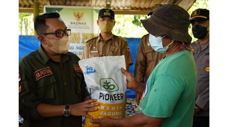 Launching program lumbung pangan Baznas bupati turun langsung menanam jagung  Dengan dilaunchingnya program ini tentunya sangat membantu program-program unggulan Kabupaten Tanah Datar, khususnya kami yang baru dilantik kurang lebih 8 bulan yang lalu.