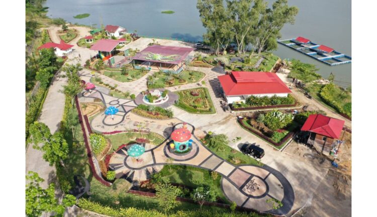 Objek wisata Mervoon Kandi Heritage di kawasan kandih resort kota Sawahlunto yang memanfaatkan areal bekas tambang batu bara, segera di launching.