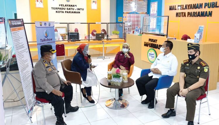 Podcast bersama Deputi dan Walikota.