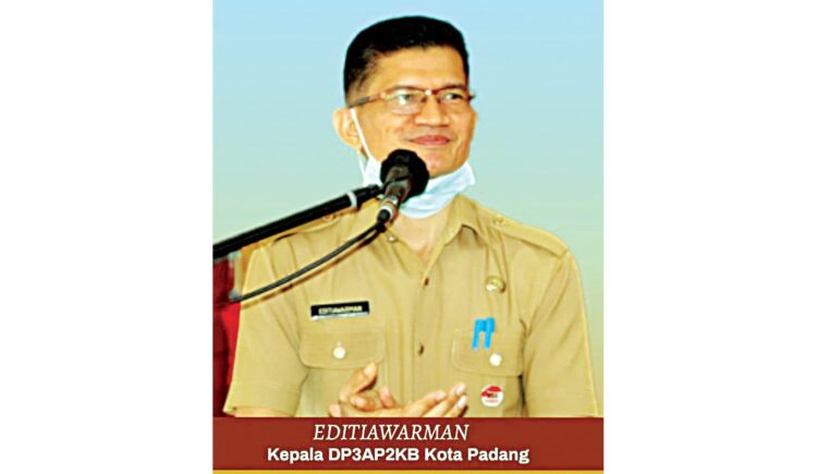 Editiawarman, Kepala DP3AP3KB Kota Padang.