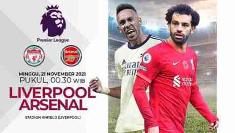 Pertandingan Liga Inggris pekan ke-12 akan menyajikan laga Liverpool vs Arsenal, Minggu (21/11) dini hari WIB.