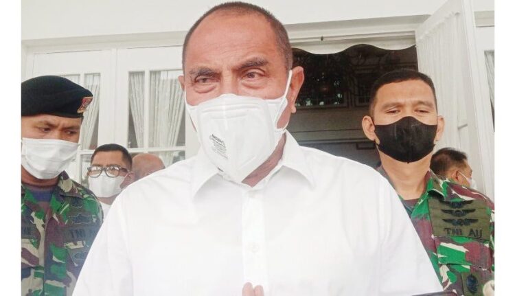 Setelah Menjewer, Edy Rahmayadi Bilang Sontoloyo dan Mengusir Coki Aritonang 1 WAWANCARA— Gubernur Sumatera Utara (Sumut) Edy Rahmayadi saat diwawancarai di rumah dinasnya Jalan Jenderal Sudirman Medan beberapa waktu lalu