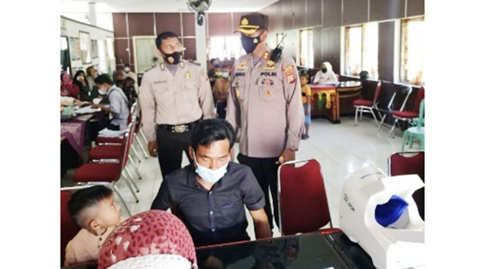 Polres Pasbar Buka Gerai Vaksin Presisi sampai ke Daerah Terpencil