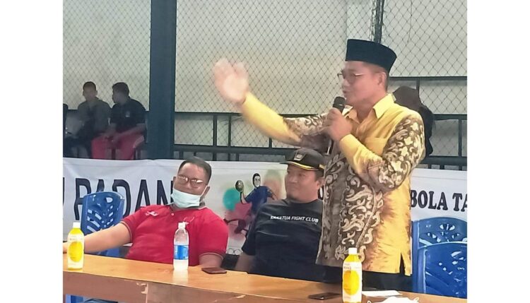 Ketua DPRD Kota Pa­dang  Tabuh Turnament Bola Tangan 2021, Bola Tangan adalah Olahraga Olimpiade.
