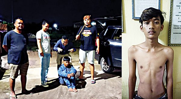 PENCURI— Pelaku Farel Arlena (17) yang terlibat kasus pencurian di rumah milik mahasiswi ditangkap jajaran Polsek Koto Tangah. Selain itu, pelaku Alfan Bahri alias Gagok (21), DPO kasus pencuri Hp juga ikut ditangkap.
