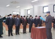 Gerbong Mutasi Pejabat Eselon II dan III Bergerak di Sijunjung, Teken Pakta Integritas, Kinerja Buruk Siap Mundur