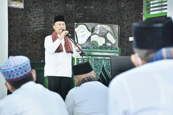 WIRID— KORPRI Agam kembali menggelar wirid mingguan di Masjid Agung Nurul Falah Lubuk Basung.