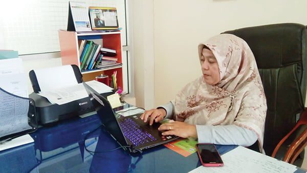 Kabid Perlindungan Anak Asnidawati SE