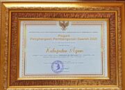 Pemkab Agam Raih Penghargaan Pembangunan Daerah 2021