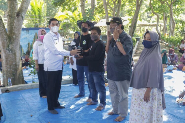 BPDAS Indragiri Rokan Bantu Sawahlunto Bibit Tanaman Produktif 1 SALURKAN BIBIT— Wali Kota Sawahlunto Deri Asta menyalurkan bantuan bibit tanaman produkitf dari Badan Pengendalian Daerah Aliran Sungai dan Hutan Lindung (BPDASH) Indragiri Rokan, Provinsi Riau.