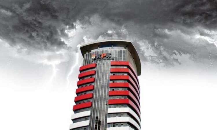 ILUSTRASI— Gedung merah putih KPK.