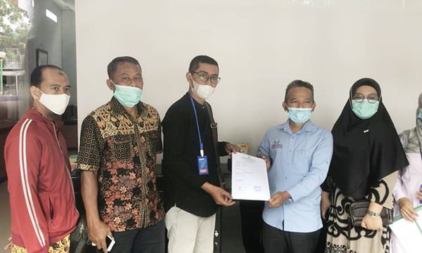 TERIMA PENGADUAN— Ombudsman menerima laporan dari puluhan wali murid yang mengeluh lantaran 
anaknya tidak bisa mengikuti PTM di sekolah 
karena belum divaksin.