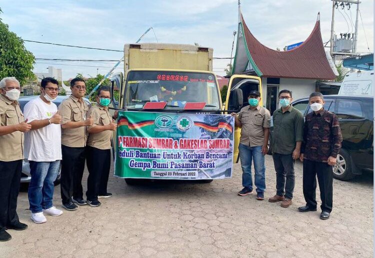 Perkumpulan Organisasi Perusahaan Alat-alat Kesehatan & Laboratorium (GAKESLAB) Indonesia pengurus daerah provinsi Sumatera Barat  dan Gabungan Perusahaan Farmasi  pengurus daerah provinsi Sumatera Barat turun tangan mengambil peran utk meringankan beban korban gempa Pasaman Barat yg terjadi pada jumat 25 februari 2022 lalu.