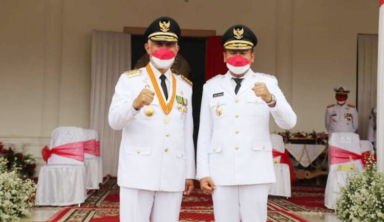 1 Tahun Kepemimpinan Mahyeldi-Audy, Ekonomi Tumbuh, Kemiskinan Turun, Sektor Pertanian Menggeliat 1 Gubernur Sumbar, Mahyeldi Ansharullah dan Wakil Gubernur, Audy Joinaldy.