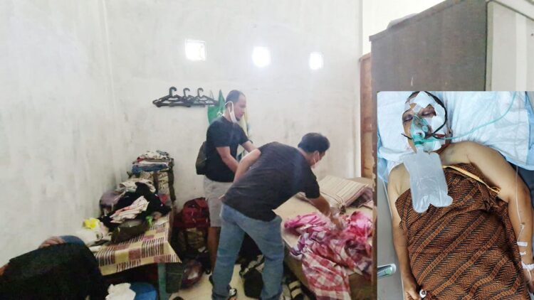 OLAH TKP— Satreskrim Polres Padang Pariaman melakukan olah TKP kasus penganiayaan yang dilakukan oleh seorang suami terhadap istri Jumat (11/2)