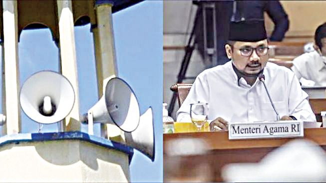 PENGGUNAAN— Menteri Agama soal terbitnya SE Menag 05 tahun 2022 tentang Pedoman Penggunaan Pengeras Suara di Masjid dan Musala.