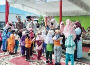 Murid PAUD di kota Bukittinggi Ikuti Lomba Kolase Menggambar Wali Kota