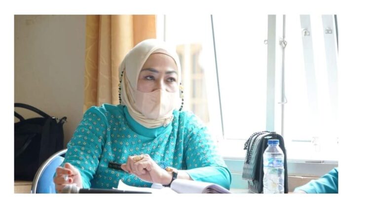 Dasawisma Mawar I Tigo Jangko Wakili Tanah Datar,Ny. Lise Eka Putra Beri Motivasi 1 Ny. Lise Eka Putra