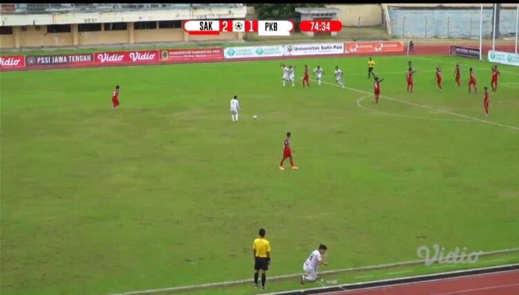 Pertandingan PSKB Bukittinggi Vs Persak Kebumen.