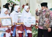 Juarai I Cerdas Quran, SDIT Al Madaniy Lubuk Basung Direward Bupati