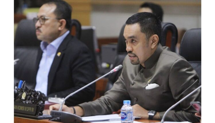 GERAM— Wakil Ketua Komisi III DPR RI Ahmad Sahroni mengaku geram dan prihatin terkait masih terjadinya pencabulan terhadap anak.