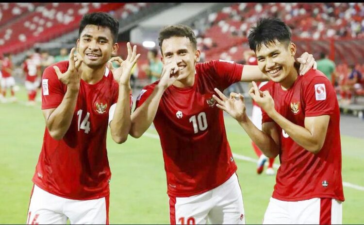 PEMAIN--Tiga pemain Timnas Indonesia yang akan bisa berbicara di Piala Asia medio tahun 2022 ini.