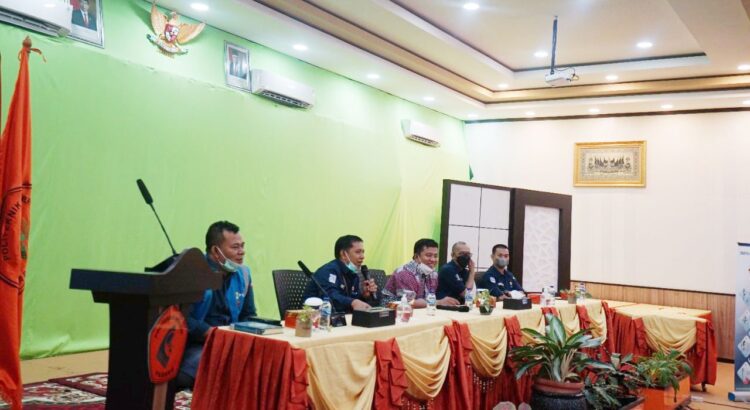 PLN Unit Induk Wilayah (UIW) Sumbar sambut kunjungan Masyarakat Ketenagalistrikan Indonesia (MKI) Pusat, Kamis (03/02), di Ruang Rapat Bagonjong.