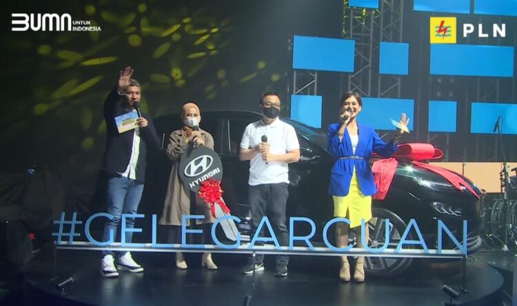 PT PLN (Persero) mengundi pemenang program Gelegar Cuan PLN Mobile pada Senin, 31 Januari 2022 secara langsung.
