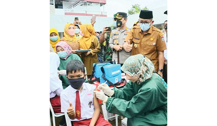 Vaksinasi Anak 6-11 Tahun.