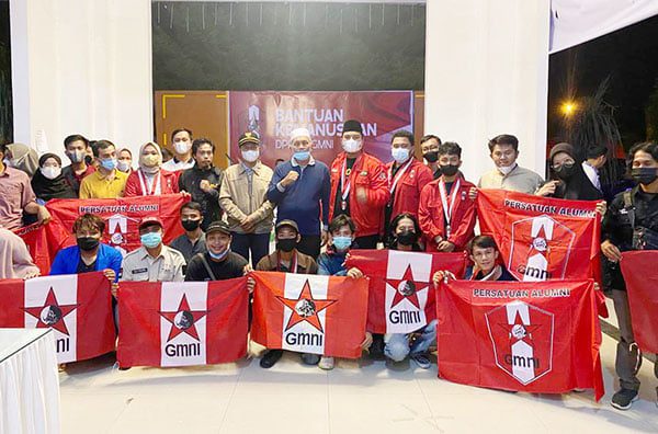 Dewan Pengurus Pusat Persatuan Alumni (DPP PA) GMNI menyalurkan bantuan untuk korban terdampak bencana gempa Magnitudo 6,1 yang mengguncang Kabupaten Pasaman Barat dan Kabupaten Pasaman.