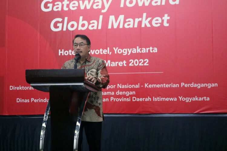 Pacu Pertumbuhan Ekspor, Kemendag Sosialisasi Program GDI di Yogyakarta 1 Dirjen Pengembangan Ekspor Nasional, Didi Sumedi membuka Sosialisasi Good Design Indonesia (GDI) 2022 yang digelar di secara hibrida dari Yogyakarta pada Selasa (1/3/2022).