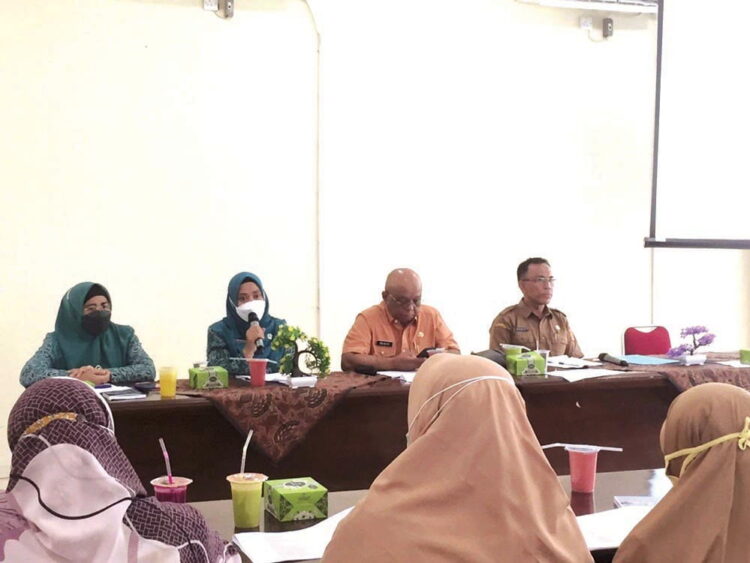 RAKOR— Tim Penggerak PKK Agam menggelar rapat koordinasi dengan seluruh stakeholder terkait jelang lomba Gerakan PKK Sumbar.